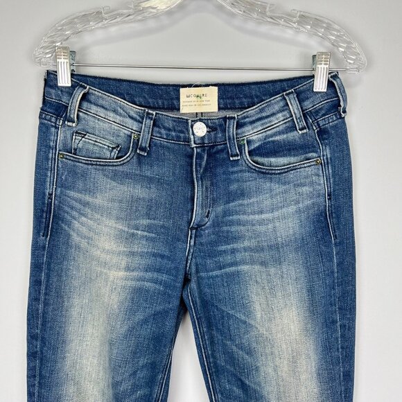 McGuire Womens Mrs Robinson Boyfriend Jeans Starry Night Faded Denim size 24 - Picture 3 of 13